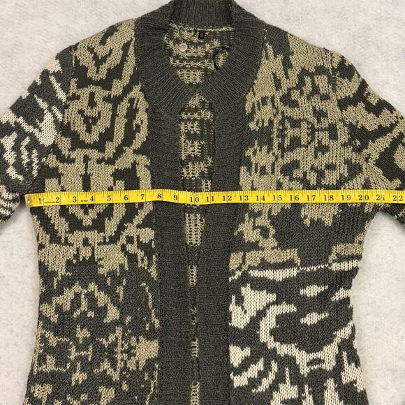 BKE Boutique Cardigan Sweater XL Womens Long Open Front Knit Mohair Wool Blend - Picture 6 of 10